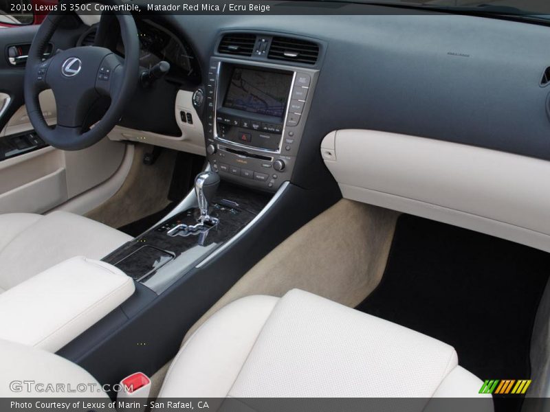 Matador Red Mica / Ecru Beige 2010 Lexus IS 350C Convertible