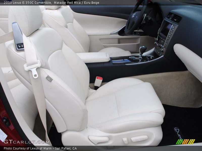 Matador Red Mica / Ecru Beige 2010 Lexus IS 350C Convertible