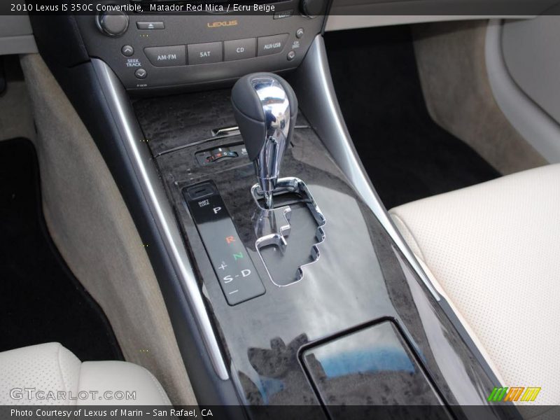 Matador Red Mica / Ecru Beige 2010 Lexus IS 350C Convertible
