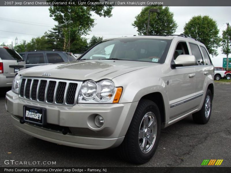 Light Graystone Pearl / Dark Khaki/Light Graystone 2007 Jeep Grand Cherokee Overland 4x4