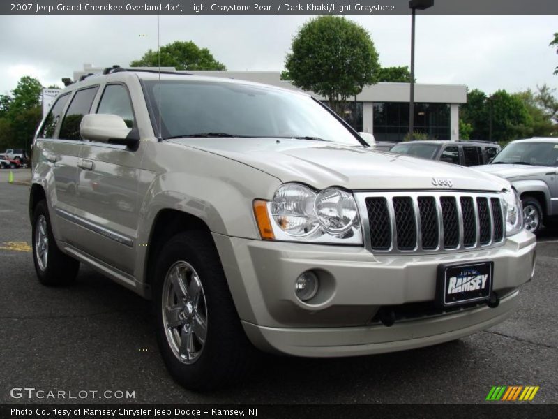 Light Graystone Pearl / Dark Khaki/Light Graystone 2007 Jeep Grand Cherokee Overland 4x4