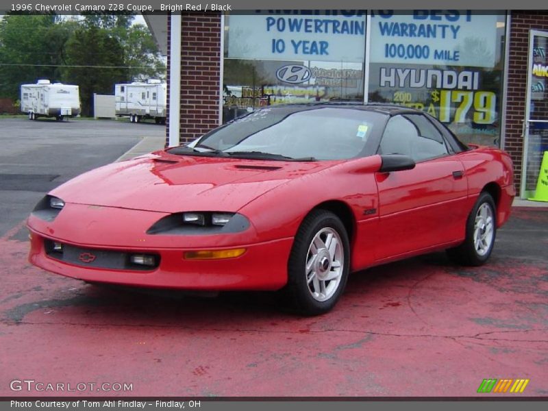Bright Red / Black 1996 Chevrolet Camaro Z28 Coupe