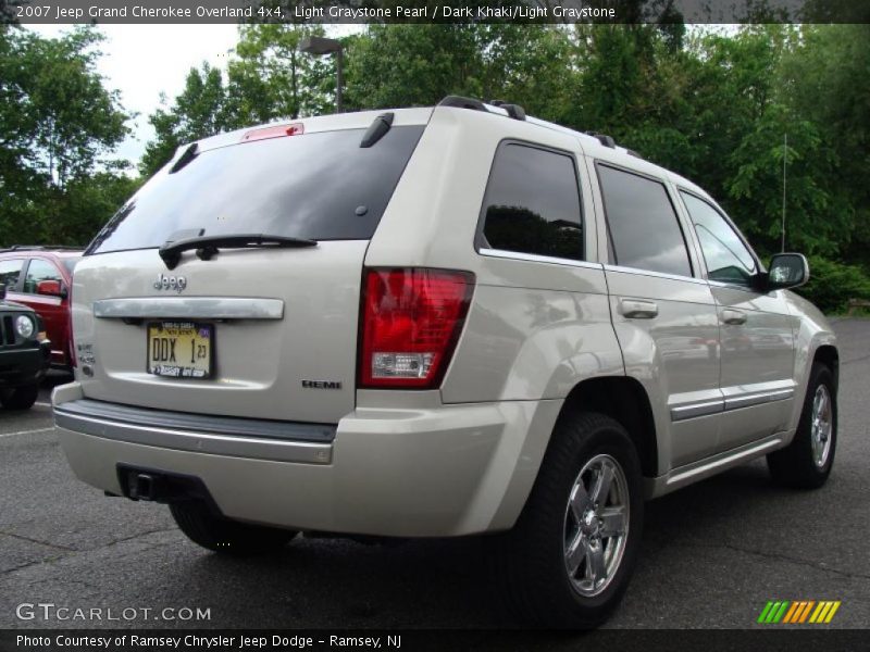 Light Graystone Pearl / Dark Khaki/Light Graystone 2007 Jeep Grand Cherokee Overland 4x4
