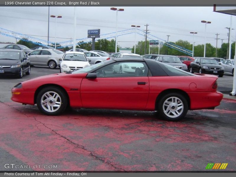 Bright Red / Black 1996 Chevrolet Camaro Z28 Coupe