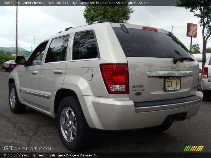 Light Graystone Pearl / Dark Khaki/Light Graystone 2007 Jeep Grand Cherokee Overland 4x4