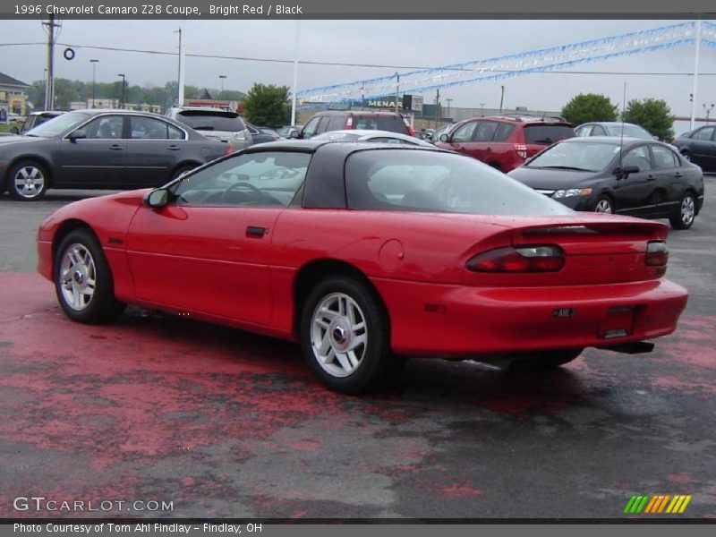 Bright Red / Black 1996 Chevrolet Camaro Z28 Coupe