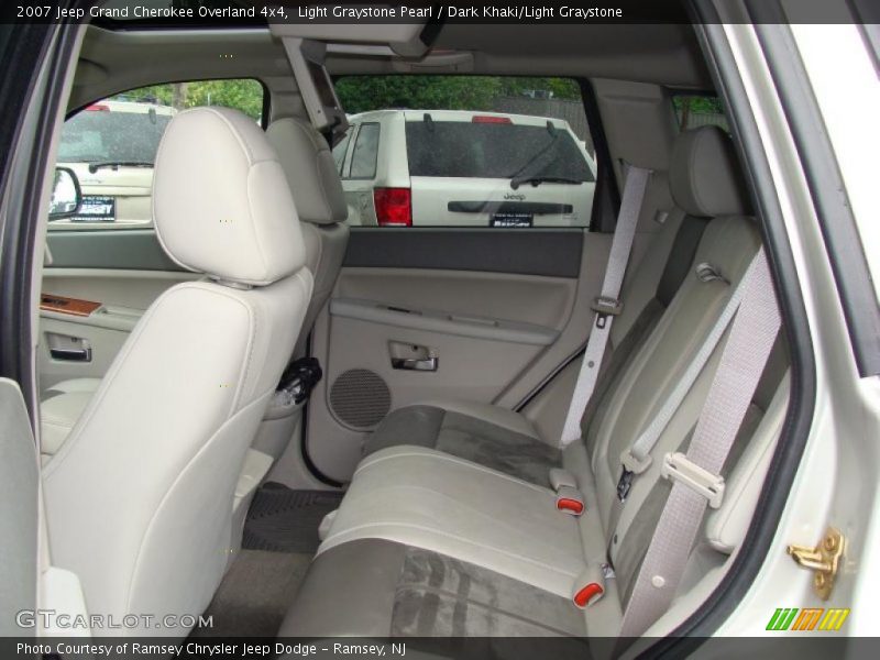 Light Graystone Pearl / Dark Khaki/Light Graystone 2007 Jeep Grand Cherokee Overland 4x4