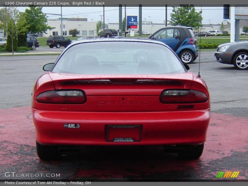 Bright Red / Black 1996 Chevrolet Camaro Z28 Coupe