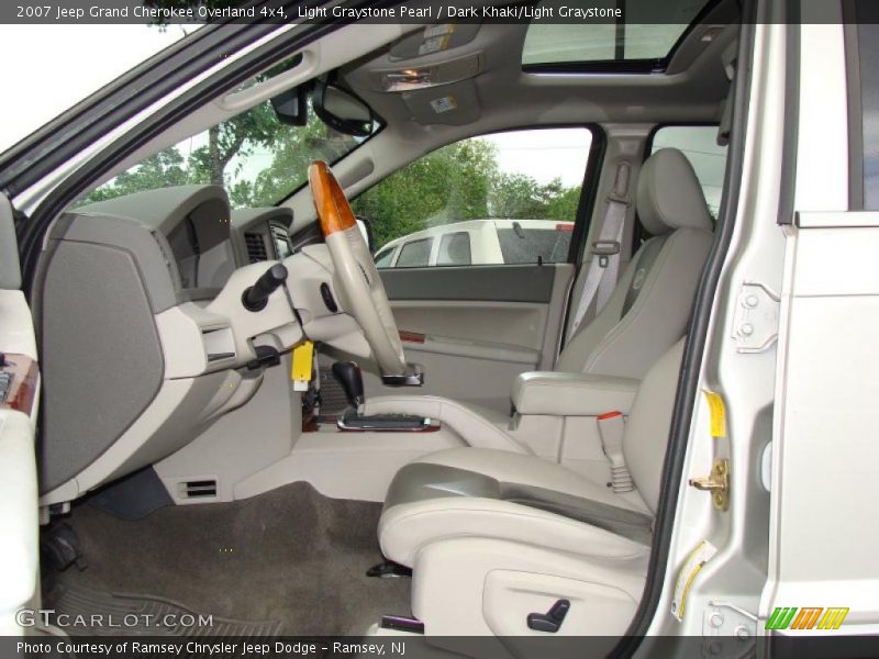 Light Graystone Pearl / Dark Khaki/Light Graystone 2007 Jeep Grand Cherokee Overland 4x4