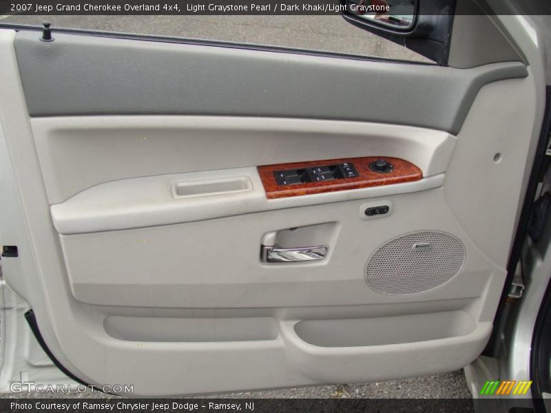 Light Graystone Pearl / Dark Khaki/Light Graystone 2007 Jeep Grand Cherokee Overland 4x4