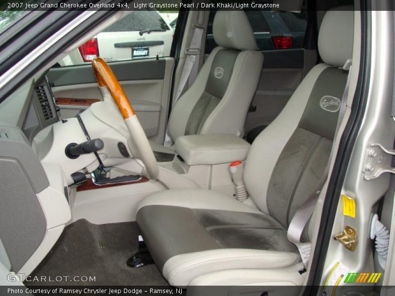 Light Graystone Pearl / Dark Khaki/Light Graystone 2007 Jeep Grand Cherokee Overland 4x4