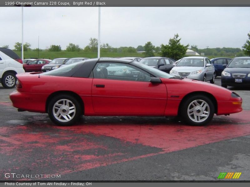Bright Red / Black 1996 Chevrolet Camaro Z28 Coupe