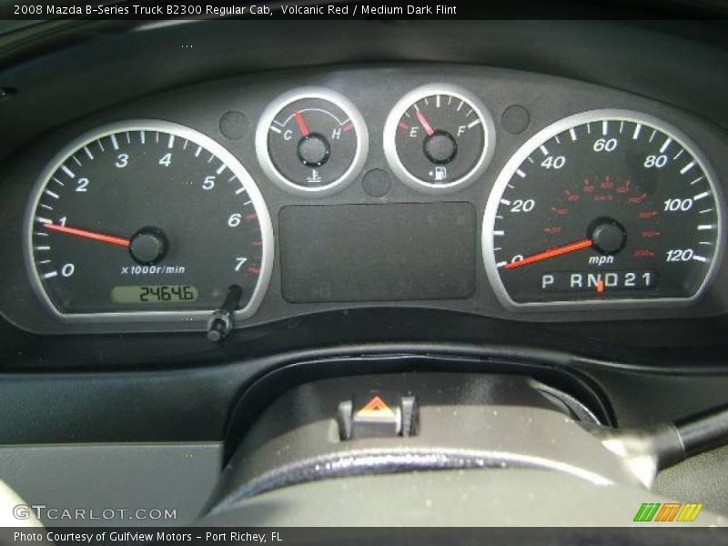 Volcanic Red / Medium Dark Flint 2008 Mazda B-Series Truck B2300 Regular Cab
