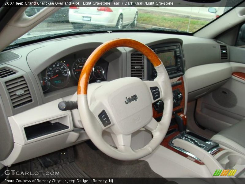 Light Graystone Pearl / Dark Khaki/Light Graystone 2007 Jeep Grand Cherokee Overland 4x4