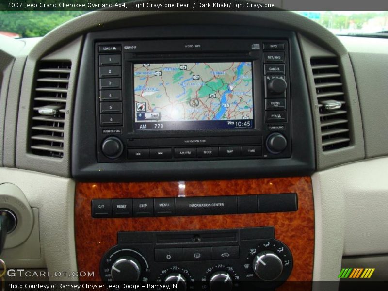 Light Graystone Pearl / Dark Khaki/Light Graystone 2007 Jeep Grand Cherokee Overland 4x4