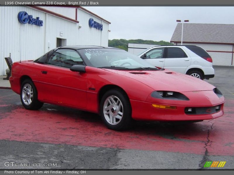 Bright Red / Black 1996 Chevrolet Camaro Z28 Coupe