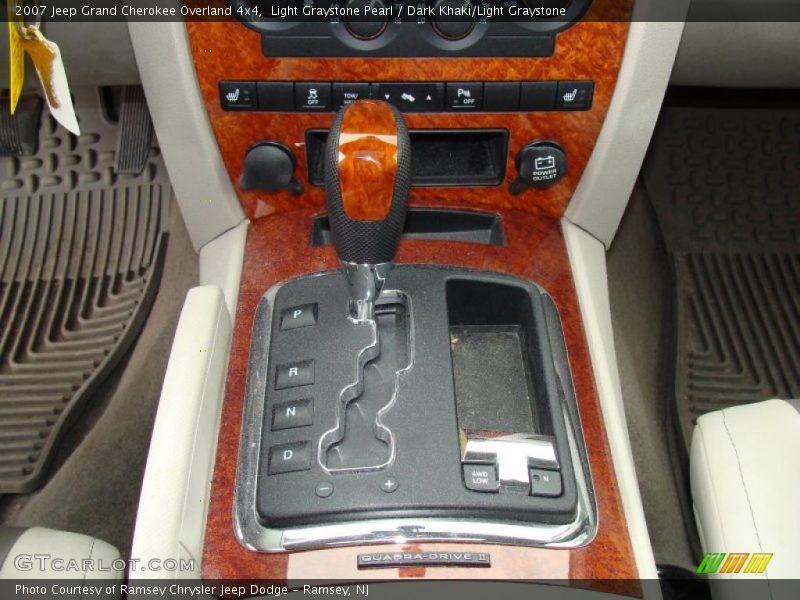 Light Graystone Pearl / Dark Khaki/Light Graystone 2007 Jeep Grand Cherokee Overland 4x4