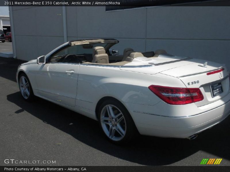 Arctic White / Almond/Mocha 2011 Mercedes-Benz E 350 Cabriolet