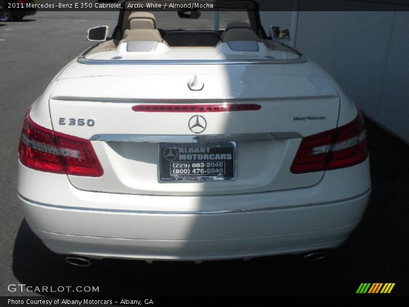 Arctic White / Almond/Mocha 2011 Mercedes-Benz E 350 Cabriolet