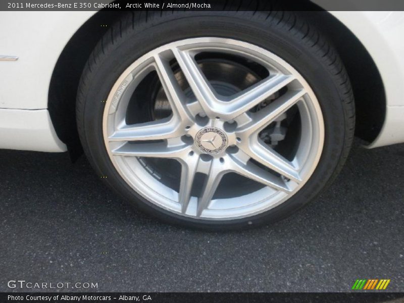 Arctic White / Almond/Mocha 2011 Mercedes-Benz E 350 Cabriolet