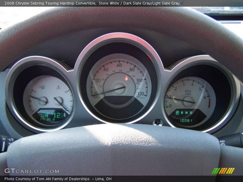 Stone White / Dark Slate Gray/Light Slate Gray 2008 Chrysler Sebring Touring Hardtop Convertible