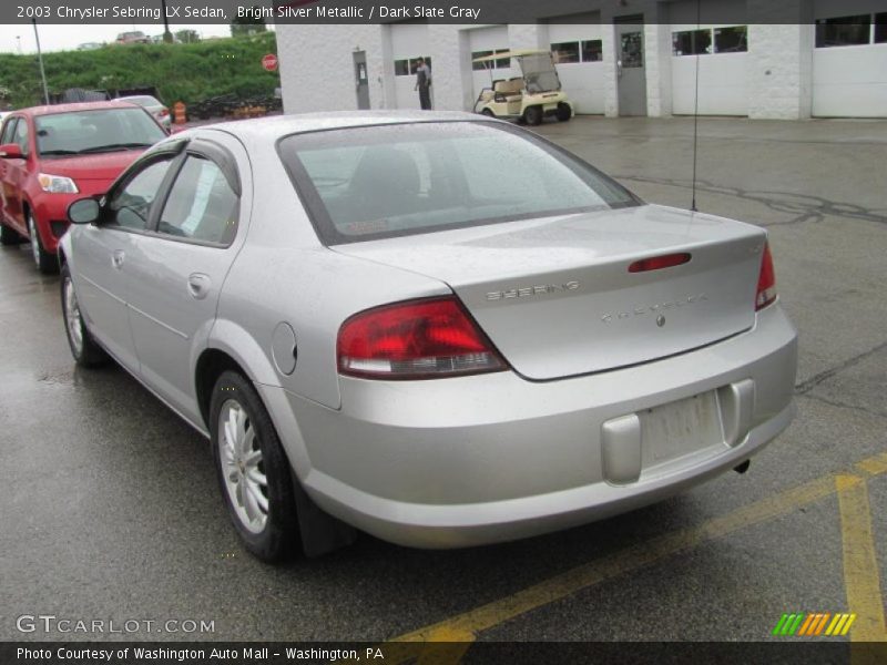 Bright Silver Metallic / Dark Slate Gray 2003 Chrysler Sebring LX Sedan