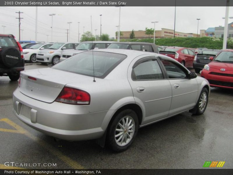 Bright Silver Metallic / Dark Slate Gray 2003 Chrysler Sebring LX Sedan
