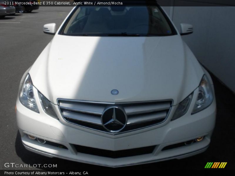 Arctic White / Almond/Mocha 2011 Mercedes-Benz E 350 Cabriolet