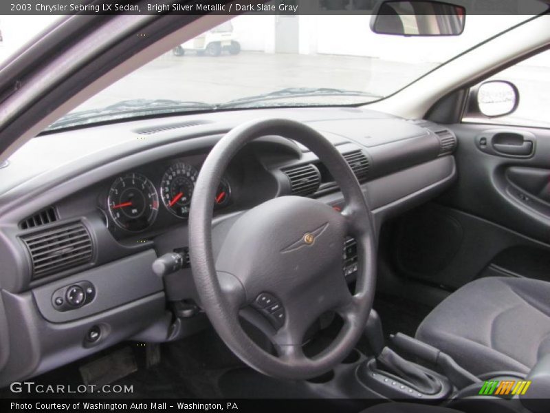 Bright Silver Metallic / Dark Slate Gray 2003 Chrysler Sebring LX Sedan