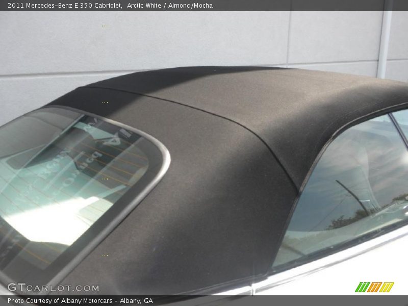 Arctic White / Almond/Mocha 2011 Mercedes-Benz E 350 Cabriolet