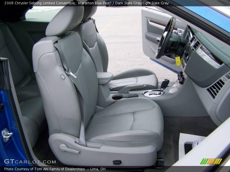 Marathon Blue Pearl / Dark Slate Gray/Light Slate Gray 2008 Chrysler Sebring Limited Convertible