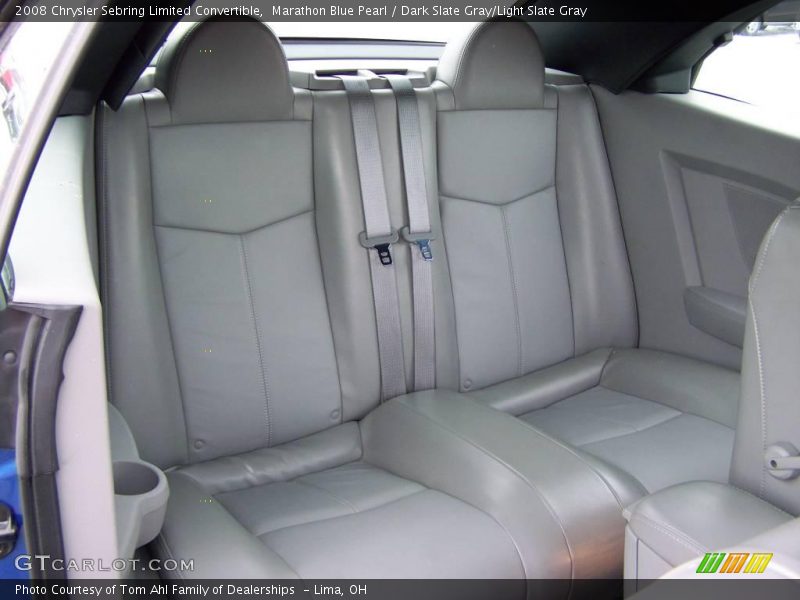 Marathon Blue Pearl / Dark Slate Gray/Light Slate Gray 2008 Chrysler Sebring Limited Convertible