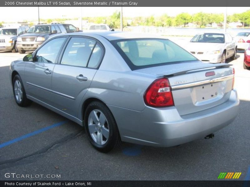 Silverstone Metallic / Titanium Gray 2006 Chevrolet Malibu LT V6 Sedan
