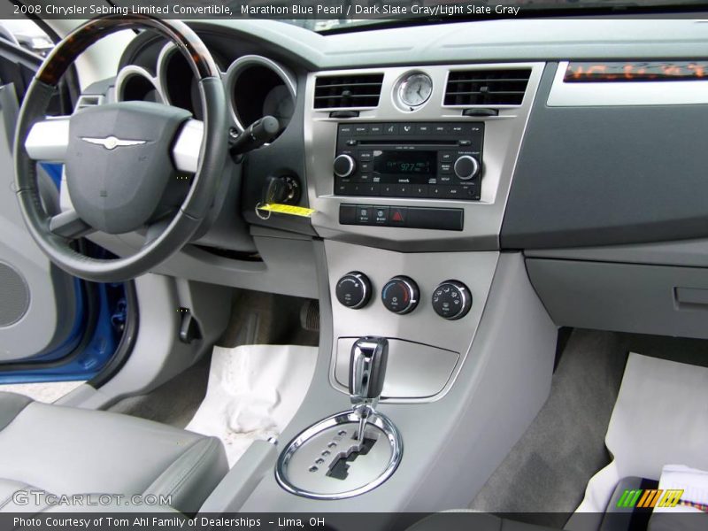 Marathon Blue Pearl / Dark Slate Gray/Light Slate Gray 2008 Chrysler Sebring Limited Convertible