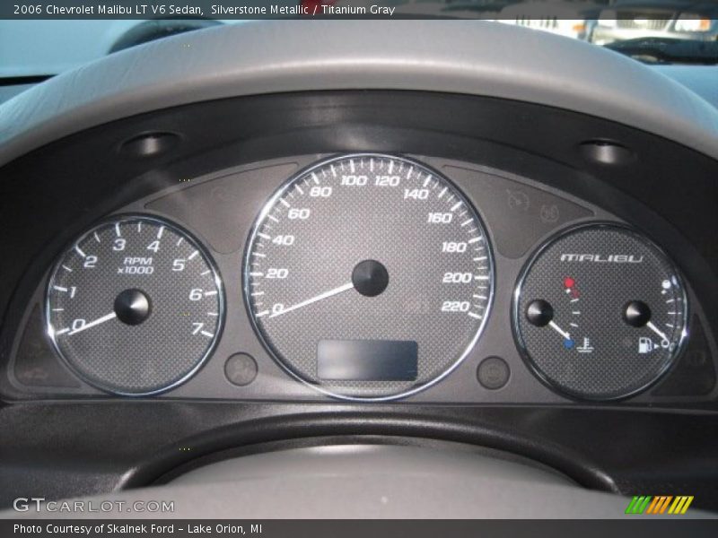 Silverstone Metallic / Titanium Gray 2006 Chevrolet Malibu LT V6 Sedan