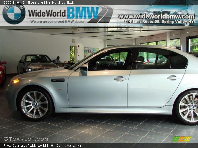 Silverstone Silver Metallic / Black 2006 BMW M5
