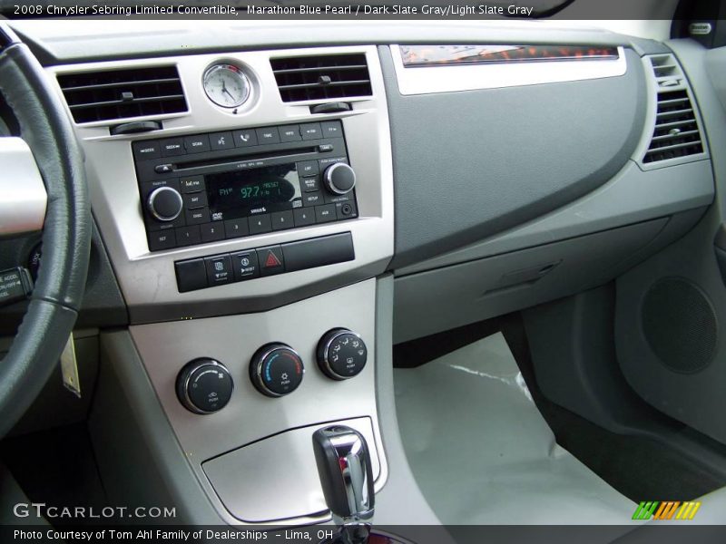 Marathon Blue Pearl / Dark Slate Gray/Light Slate Gray 2008 Chrysler Sebring Limited Convertible