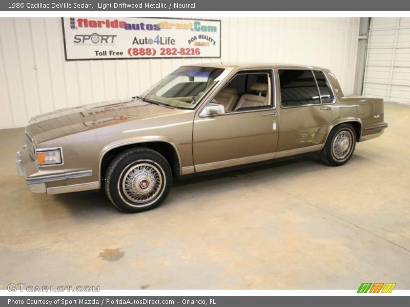 Light Driftwood Metallic / Neutral 1986 Cadillac DeVille Sedan