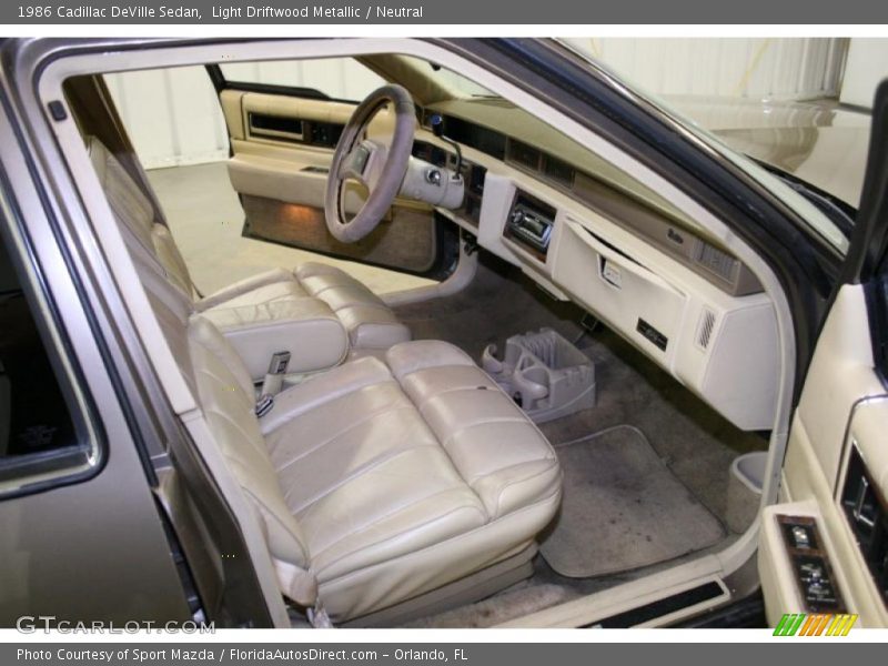Light Driftwood Metallic / Neutral 1986 Cadillac DeVille Sedan
