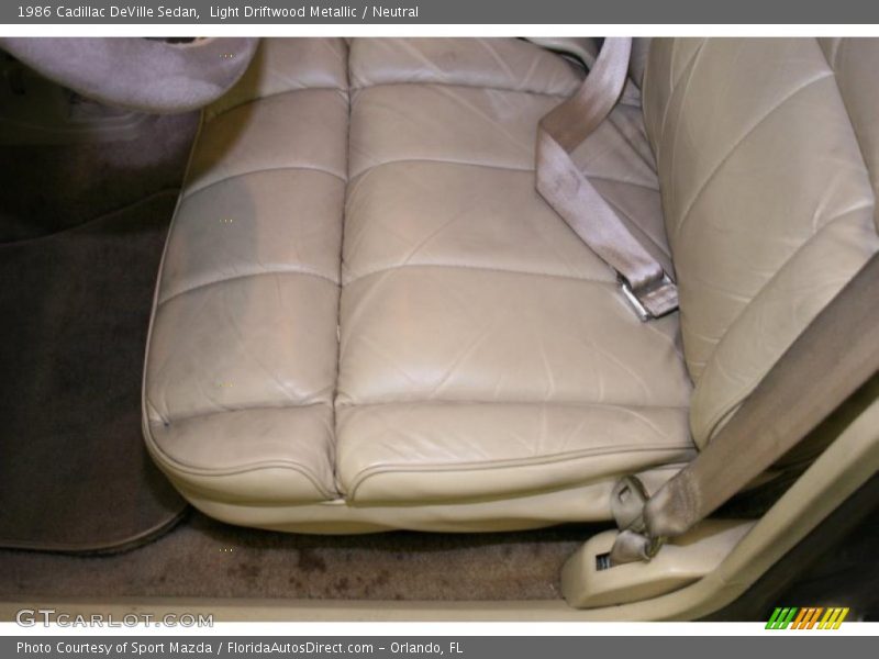 Light Driftwood Metallic / Neutral 1986 Cadillac DeVille Sedan