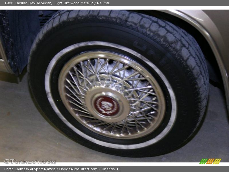 Light Driftwood Metallic / Neutral 1986 Cadillac DeVille Sedan