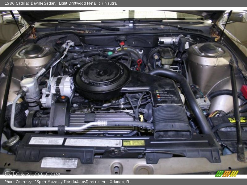 Light Driftwood Metallic / Neutral 1986 Cadillac DeVille Sedan