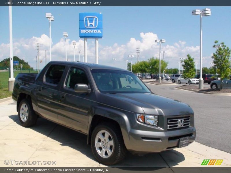 Nimbus Grey Metallic / Gray 2007 Honda Ridgeline RTL