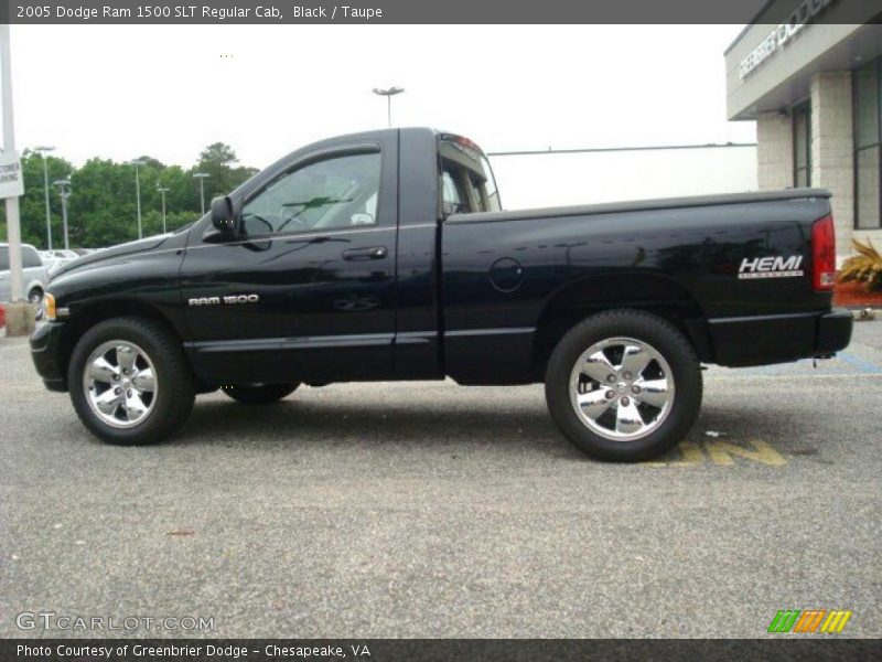 Black / Taupe 2005 Dodge Ram 1500 SLT Regular Cab
