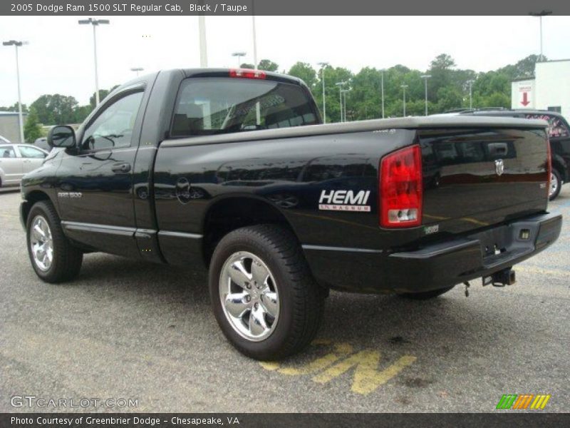 Black / Taupe 2005 Dodge Ram 1500 SLT Regular Cab