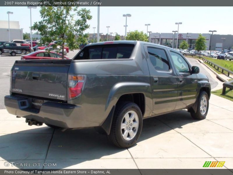 Nimbus Grey Metallic / Gray 2007 Honda Ridgeline RTL