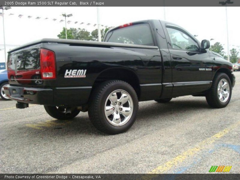 Black / Taupe 2005 Dodge Ram 1500 SLT Regular Cab