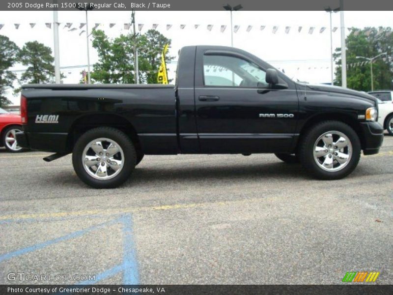 Black / Taupe 2005 Dodge Ram 1500 SLT Regular Cab