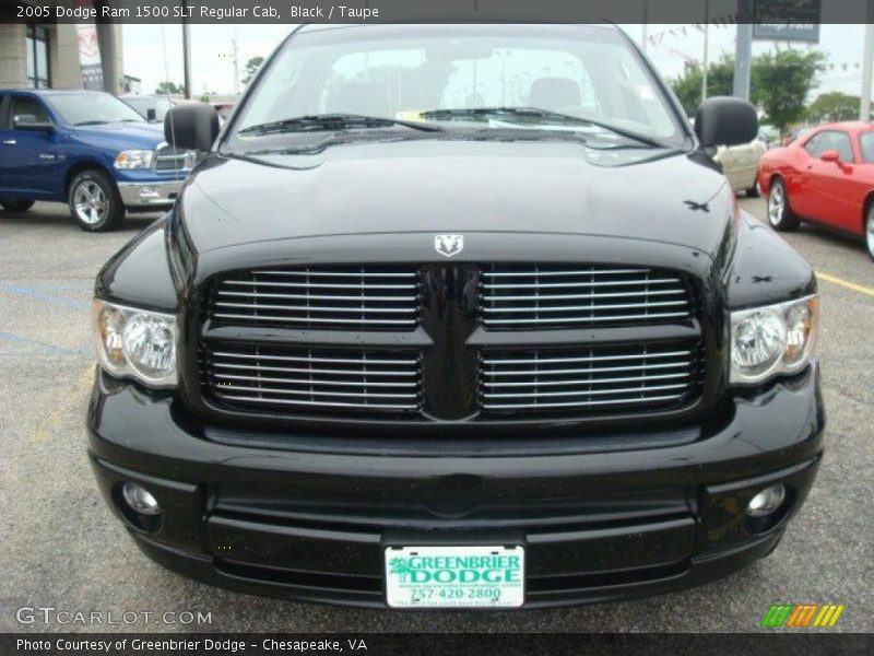 Black / Taupe 2005 Dodge Ram 1500 SLT Regular Cab