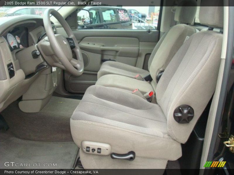 Black / Taupe 2005 Dodge Ram 1500 SLT Regular Cab